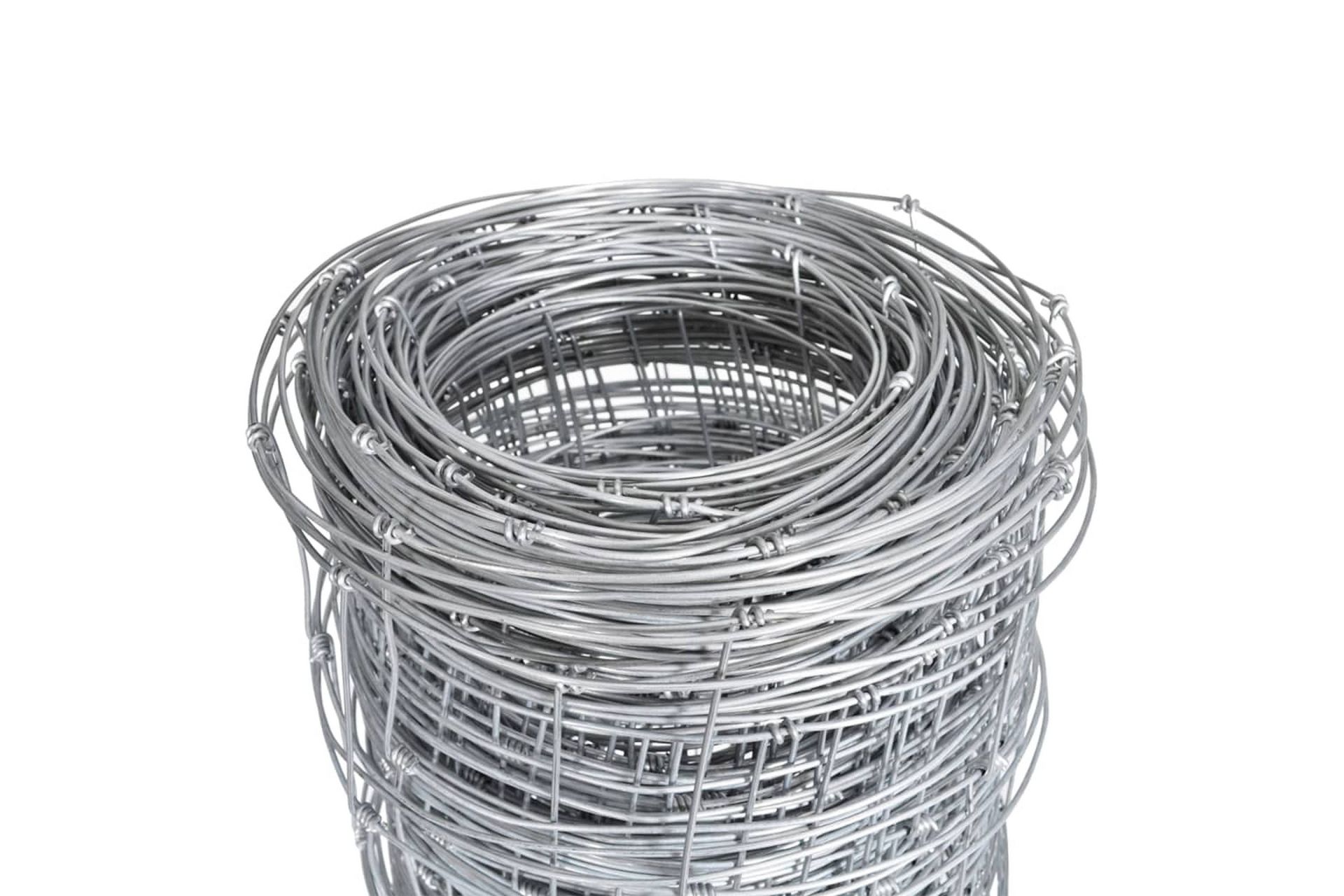 Fårstängsel galvaniserat stål 50 m 150 cm silver - Silver - Utemöbler - Övrigt utemöbler - Tillbehör - Staket & grindar