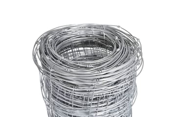 Fårstängsel galvaniserat stål 50 m 150 cm silver - Silver - Utemöbler - Övrigt utemöbler - Tillbehör - Staket & grindar