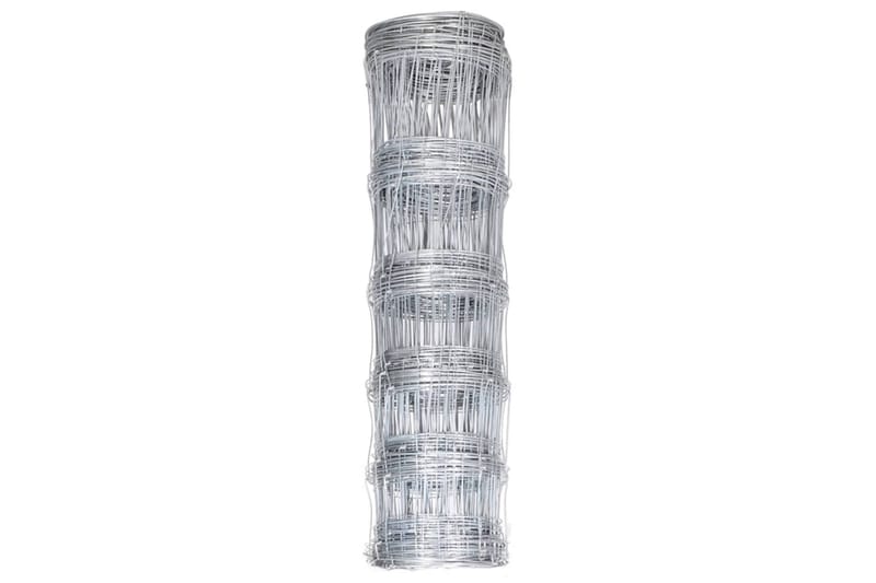 Fårstängsel galvaniserat stål silver 50x0,8 m - Silver - Utemöbler - Övrigt utemöbler - Tillbehör - Staket & grindar
