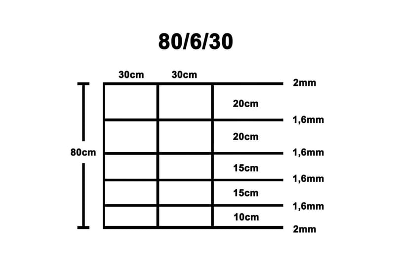Fårstängsel galvaniserat stål silver 50x0,8 m - Silver - Utemöbler - Övrigt utemöbler - Tillbehör - Staket & grindar