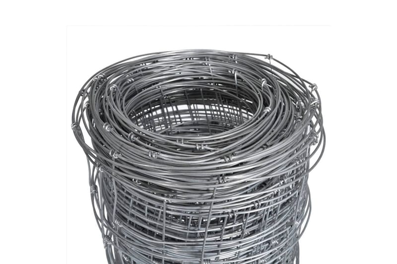 Fårstängsel galvaniserat stål silver 50x1,2 m - Silver - Staket & grindar
