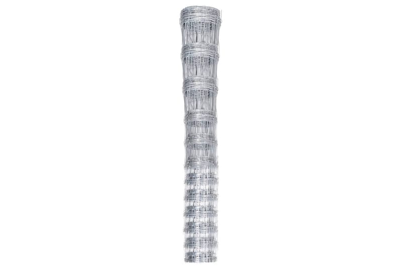 Fårstängsel galvaniserat stål silver 50x1,6 m - Silver - Utemöbler - Övrigt utemöbler - Tillbehör - Staket & grindar