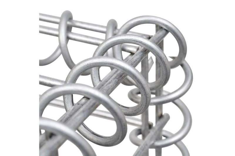 Gabionkorg galvaniserat stål 150x50x100 cm - Silver - Staket & grindar