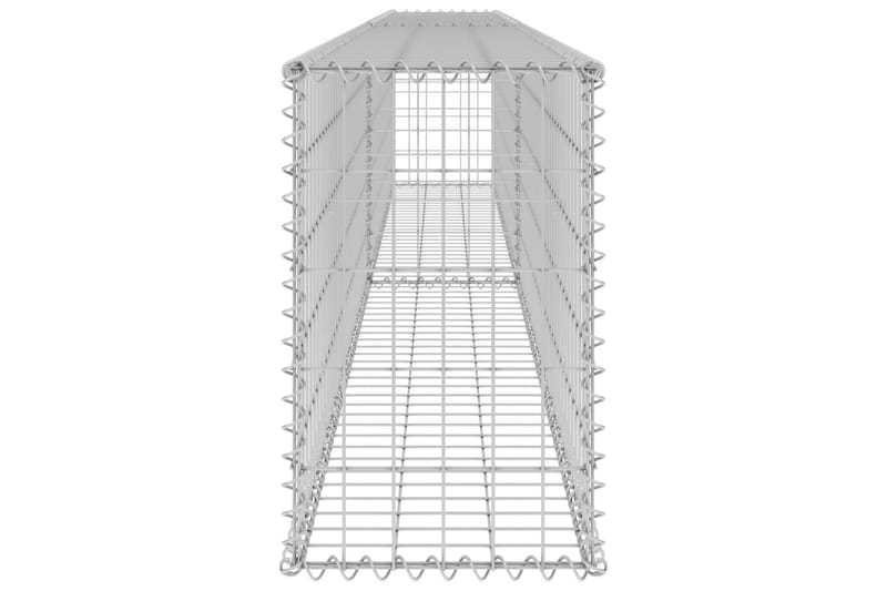 Gabionmur i galvaniserat stål 300x30x50 cm - Silver - Staket & grindar