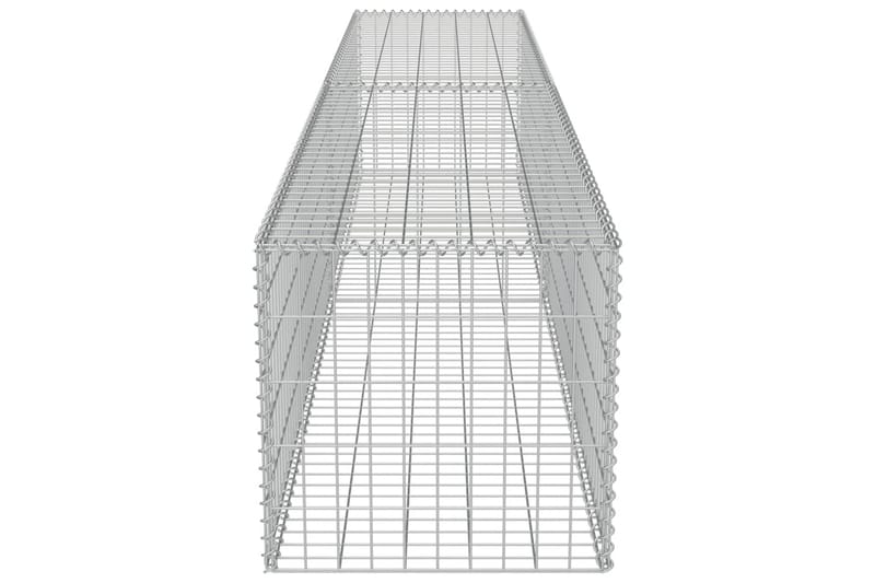 Gabionmur i galvaniserat stål 300x50x50 cm - Silver - Utemöbler - Övrigt utemöbler - Tillbehör - Staket & grindar