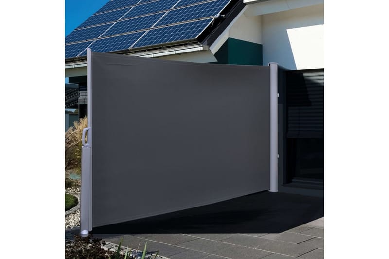 HI Insynsskydd 3x1,6 m svart polyester - Svart - Staket & grindar