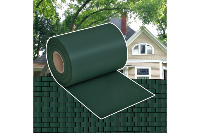 Insynsskydd för trädgården PVC 70x0,19 m grön - Grön - Staket & grindar