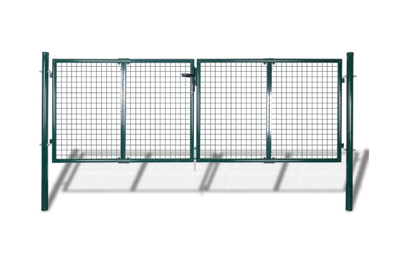 Nätad stängselgrind 289x75 cm / 306x125 cm - Grön - Utemöbler - Övrigt utemöbler - Tillbehör - Staket & grindar