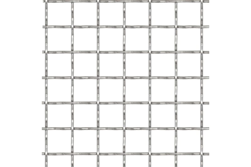 Nätpanel rostfritt stål 50x50 cm 31x31x3 mm - Silver - Utemöbler - Utomhusförvaring - Trädgårdstält & förvaringstält