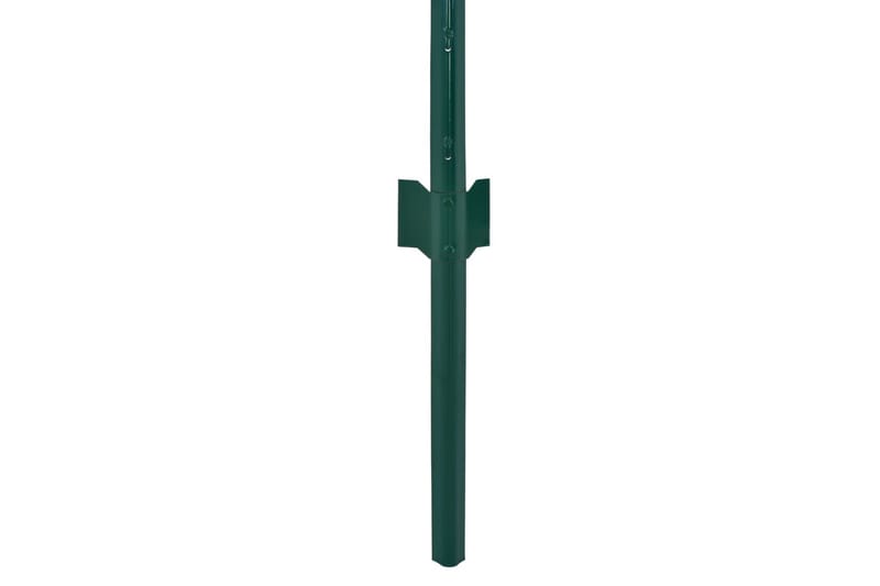 Nätstängsel med stolpar stål 25x0,5 m grön - Grön - Staket & grindar