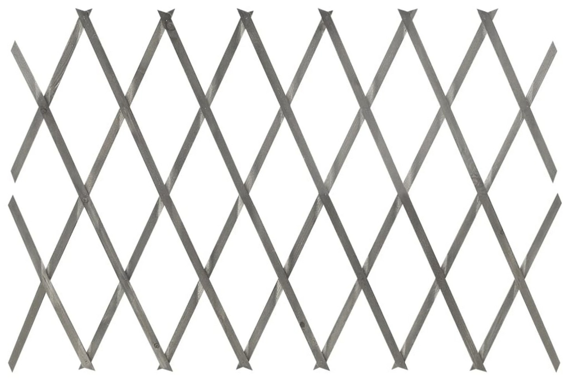 Spaljéstaket 5 st grå granträ 180×60 cm – Grå