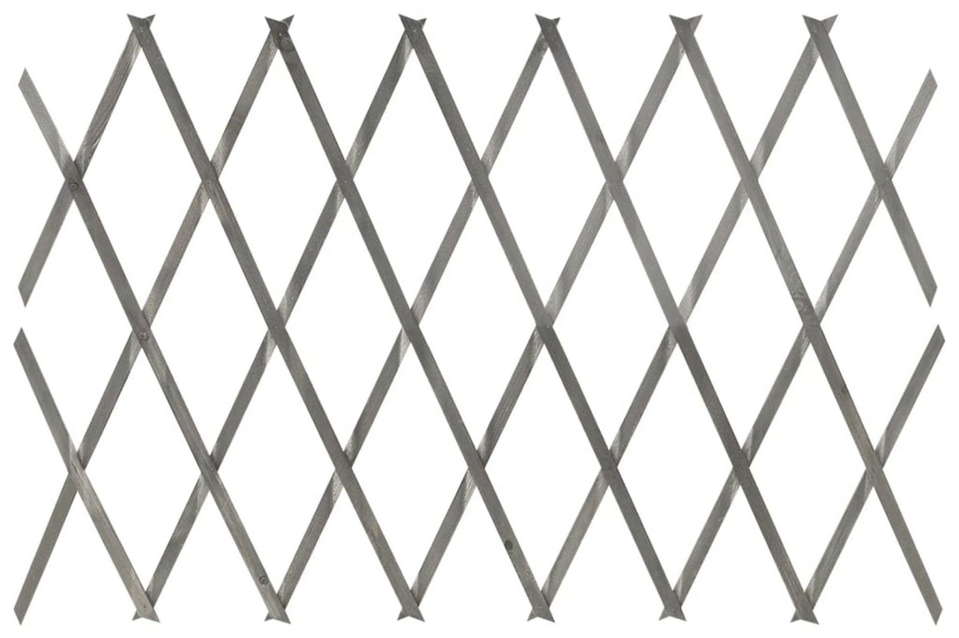 Spaljéstaket 5 st grå granträ 180x60 cm - Grå - Utemöbler - Övrigt utemöbler - Tillbehör - Staket & grindar