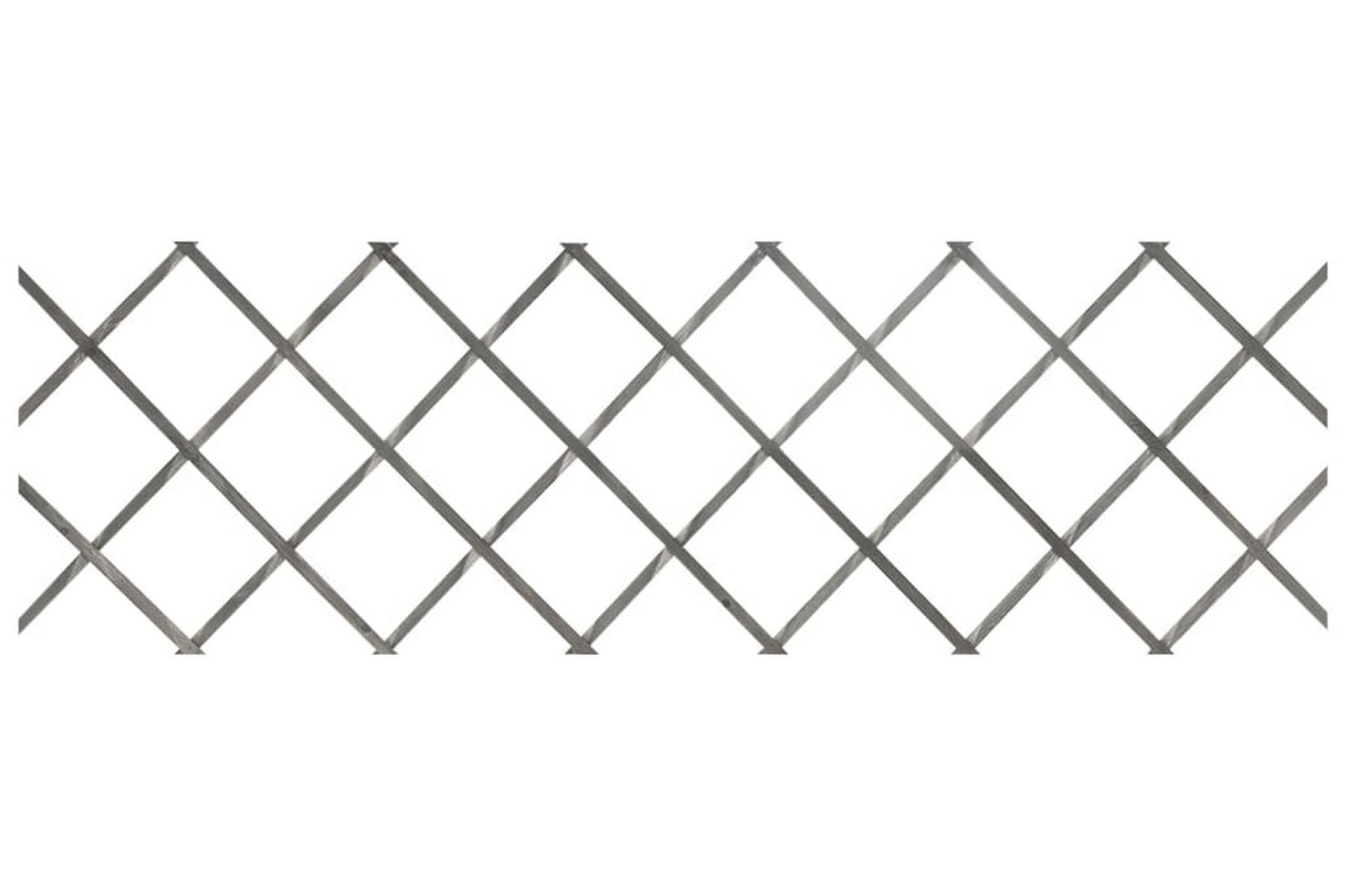 Spaljéstaket 5 st grå granträ 180x60 cm - Grå - Utemöbler - Övrigt utemöbler - Tillbehör - Staket & grindar