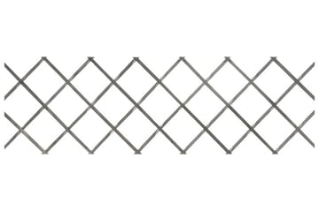 Spaljéstaket 5 st grå granträ 180x60 cm - Grå - Utemöbler - Övrigt utemöbler - Tillbehör - Staket & grindar