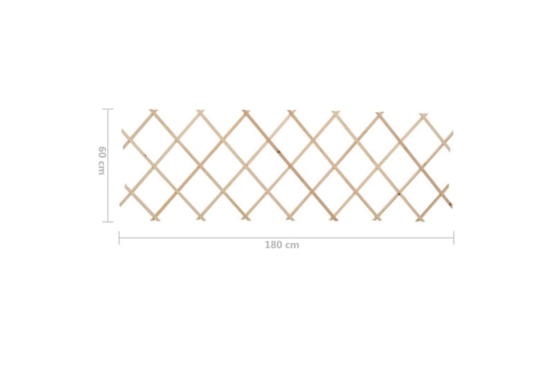 Spaljéstaket 5 st granträ 180x60 cm - Svart - Utemöbler - Övrigt utemöbler - Tillbehör - Staket & grindar