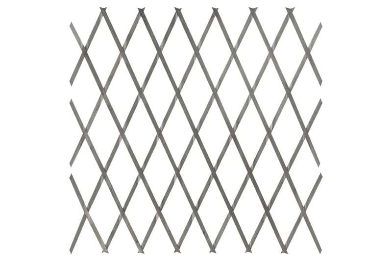 Spaljéstaket 5 st massivt grå granträ 180x80 cm - Staket & grindar