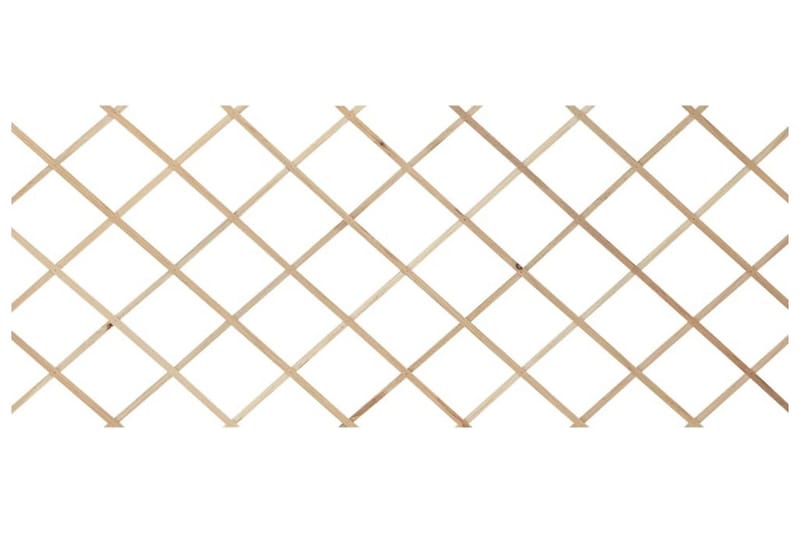 Spaljéstaket 5 st massivt granträ 180x80 cm - Brun - Utemöbler - Övrigt utemöbler - Tillbehör - Staket & grindar