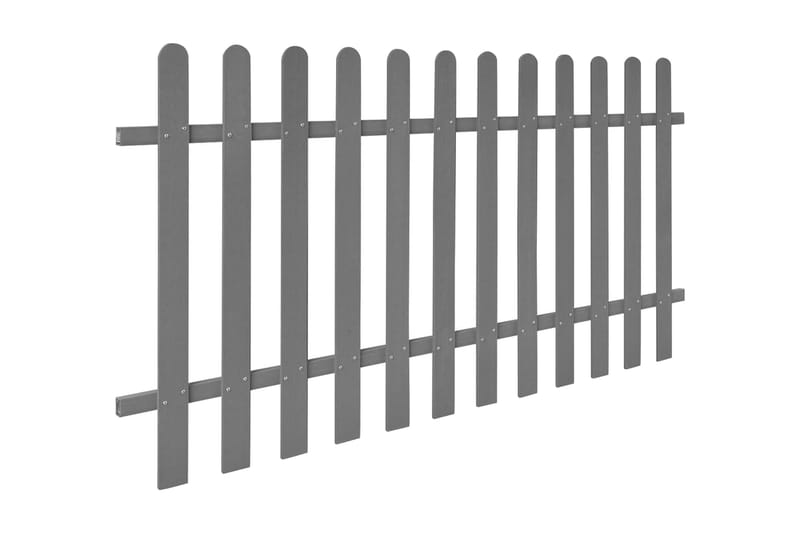 Staket WPC 200x100 cm - Grå - Utemöbler - Övrigt utemöbler - Tillbehör - Staket & grindar