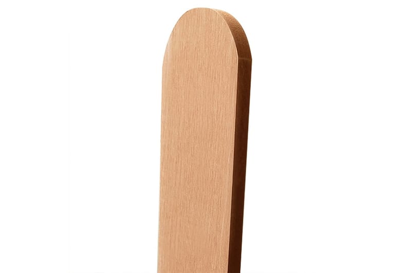 Staket WPC 200x60 cm - Brun - Utemöbler - Övrigt utemöbler - Tillbehör - Staket & grindar