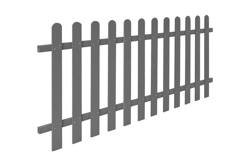 Staket WPC 200x80 cm - Grå - Utemöbler - Övrigt utemöbler - Tillbehör - Staket & grindar