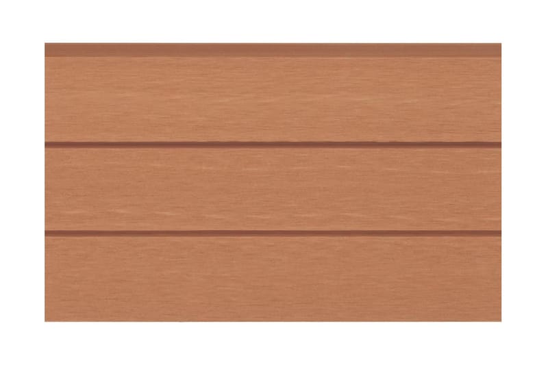 Staketbrädor reserv 9 st WPC 170 cm brun - Brun - Utemöbler - Övrigt utemöbler - Tillbehör - Staket & grindar