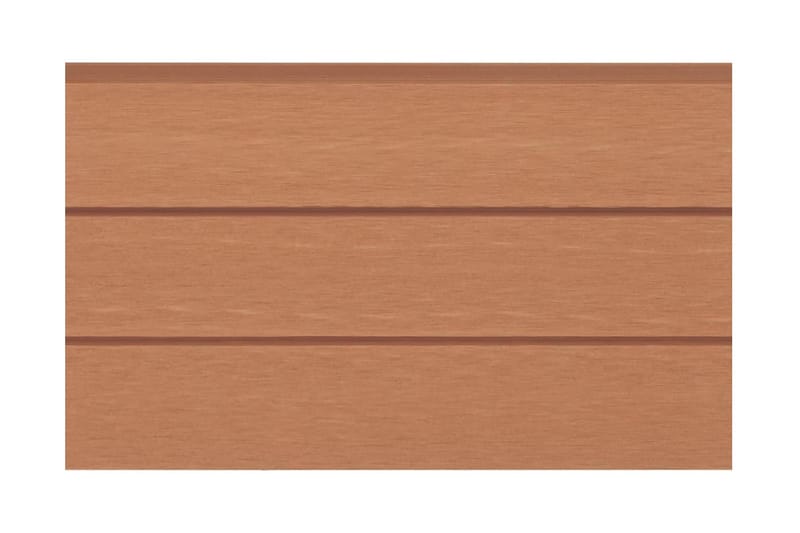Staketbrädor reserv 9 st WPC 170 cm brun - Brun - Staket & grindar