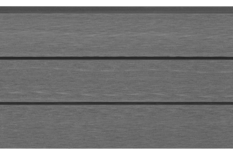 Staketbrädor reserv 9 st WPC 170 cm grå - Grå - Staket & grindar