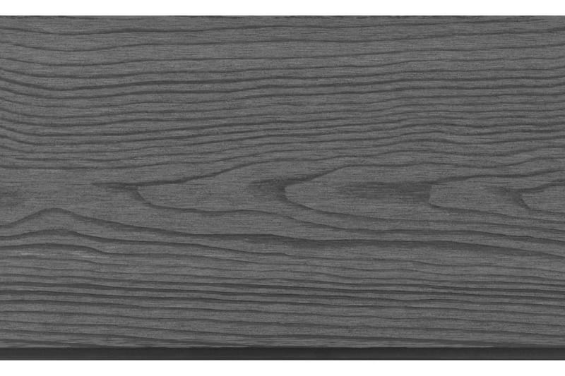 Staketbrädor reserv 9 st WPC 170 cm grå - Grå - Staket & grindar