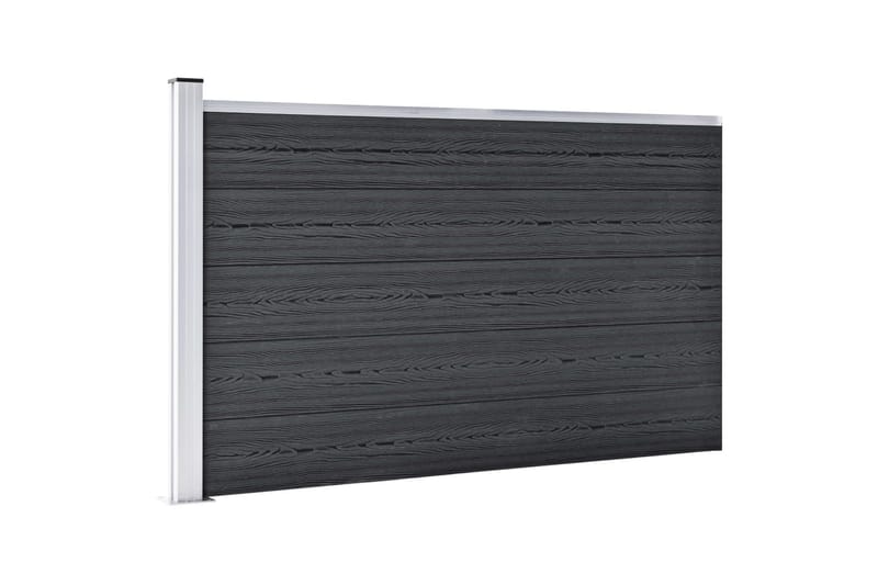 Staketpanel WPC 175x105 cm grå - Grå - Utemöbler - Övrigt utemöbler - Tillbehör - Staket & grindar