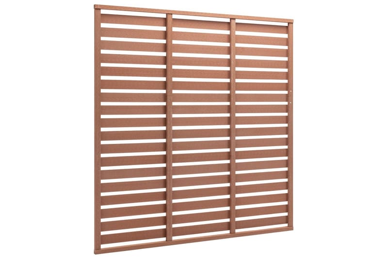 Staketpanel WPC 180x180 cm brun - Brun - Utemöbler - Övrigt utemöbler - Tillbehör - Staket & grindar