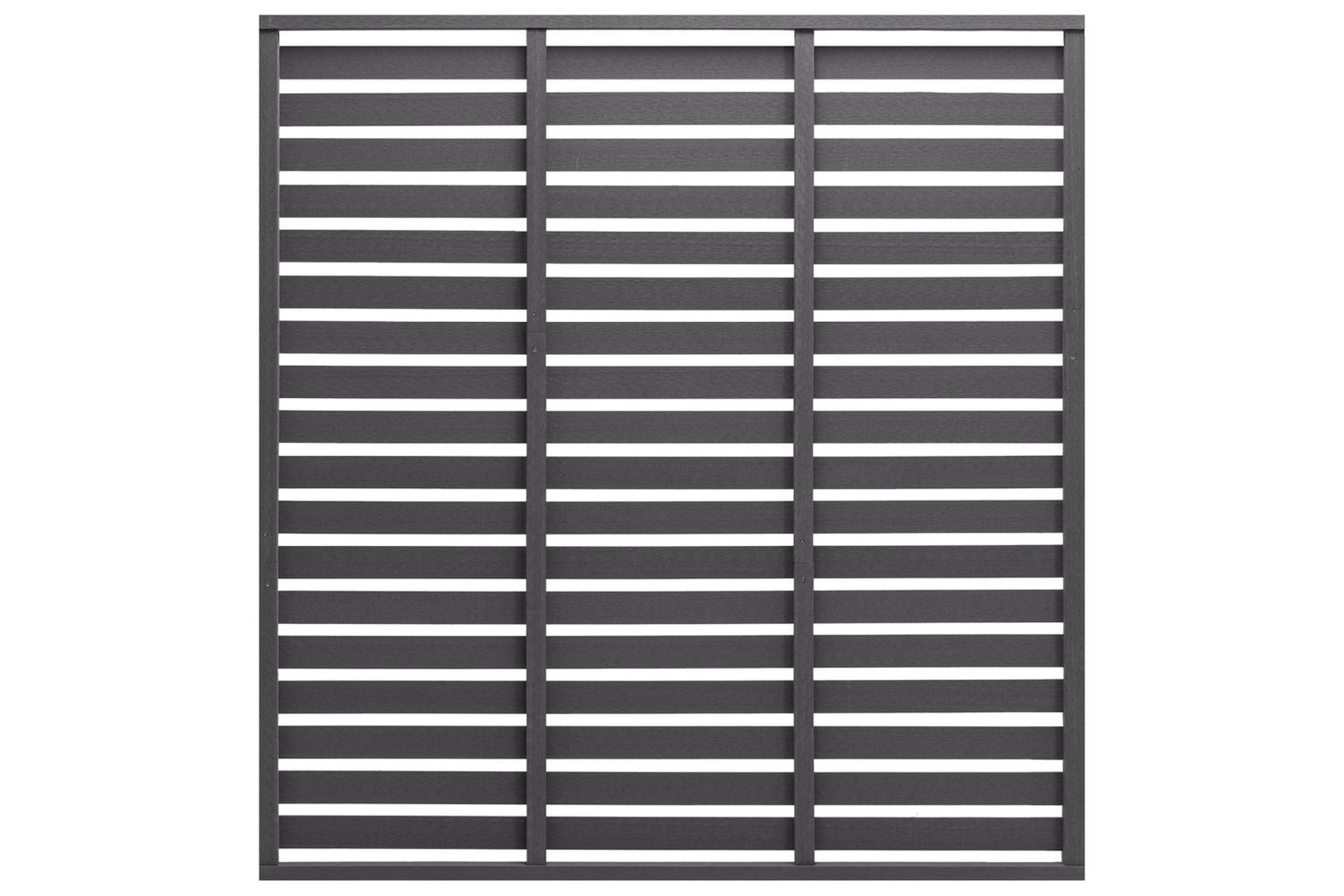 Be Basic Staketpanel WPC 180×180 cm grå – Grå