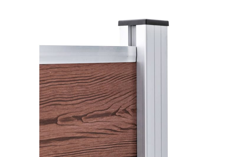 Staketpanel WPC 353x106 cm brun - Brun - Utemöbler - Övrigt utemöbler - Tillbehör - Staket & grindar