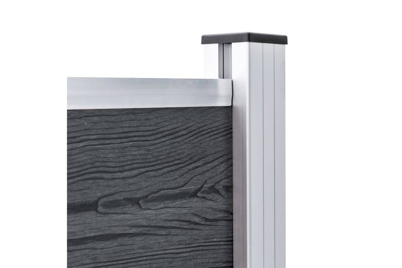 Staketstolpar 2 st aluminium 185 cm - Silver - Utemöbler - Övrigt utemöbler - Tillbehör - Staket & grindar