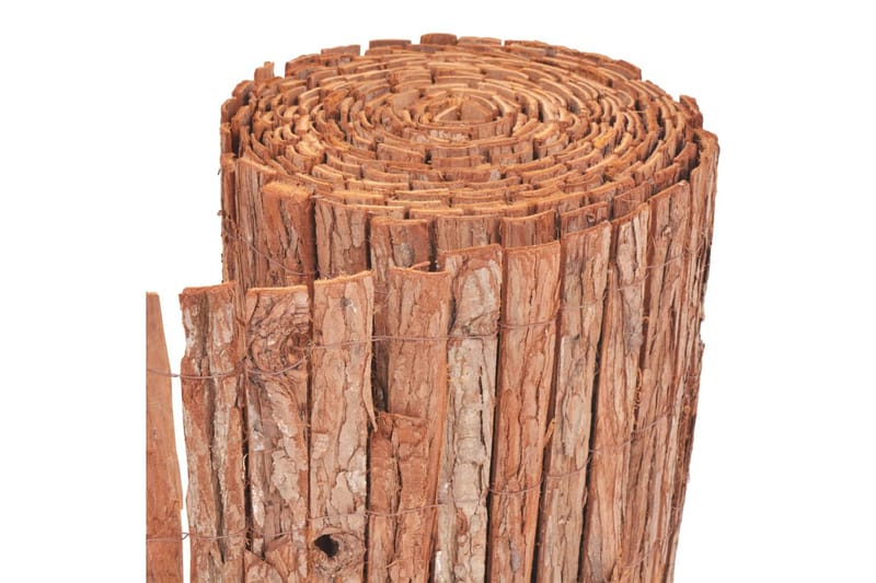 Stängsel bark 1000x50 cm - Brun - Utemöbler - Övrigt utemöbler - Tillbehör - Staket & grindar