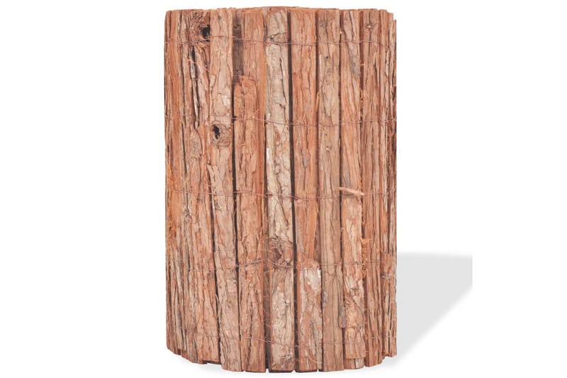 Stängsel bark 1000x50 cm - Brun - Utemöbler - Övrigt utemöbler - Tillbehör - Staket & grindar