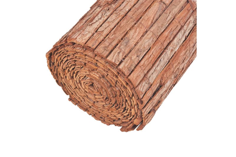 Stängsel bark 1000x50 cm - Brun - Utemöbler - Övrigt utemöbler - Tillbehör - Staket & grindar