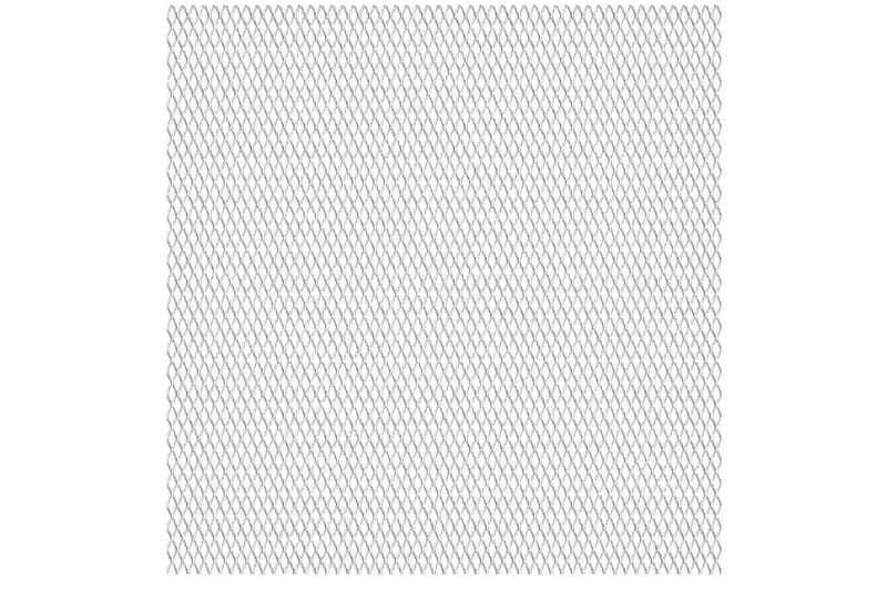 Sträckmetall rostfritt stål 100x85 cm 45x20x4 mm - Silver - Utemöbler - Övrigt utemöbler - Tillbehör - Staket & grindar
