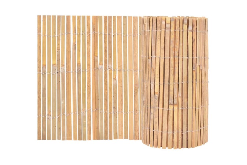 Stängsel bambu 1000x50 cm - Brun - Staket & grindar