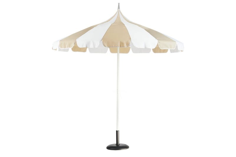 Balkongparasoll Minoa Beige/vit - Beige/vit - Utemöbler - Solskydd - Skärmskydd & vindskydd