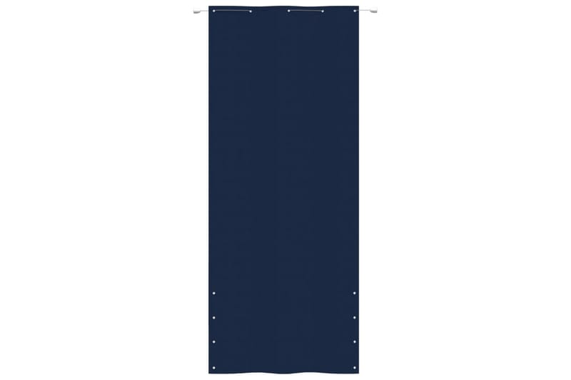 Balkongskärm blå 100x240 cm oxfordtyg - Blå - Skärmskydd & vindskydd