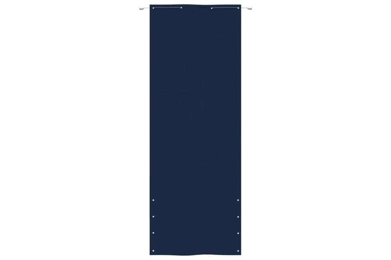 Balkongskärm blå 80x240 cm oxfordtyg - Blå - Skärmskydd & vindskydd