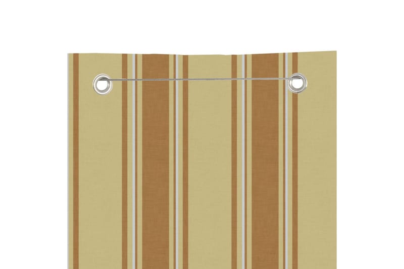 Balkongskärm gul och orange 140x240 cm oxfordtyg - Gul/orange - Utemöbler - Solskydd - Skärmskydd & vindskydd