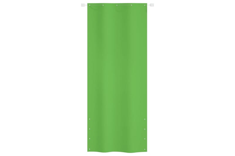 Balkongskärm ljusgrön 100x240 cm oxfordtyg - Ljusgrön - Utemöbler - Solskydd - Skärmskydd & vindskydd