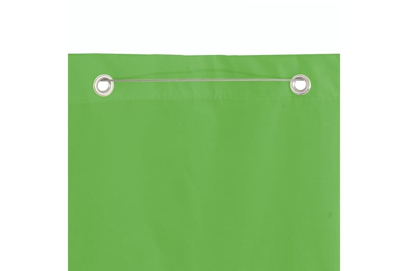 Balkongskärm ljusgrön 100x240 cm oxfordtyg - Ljusgrön - Skärmskydd & vindskydd