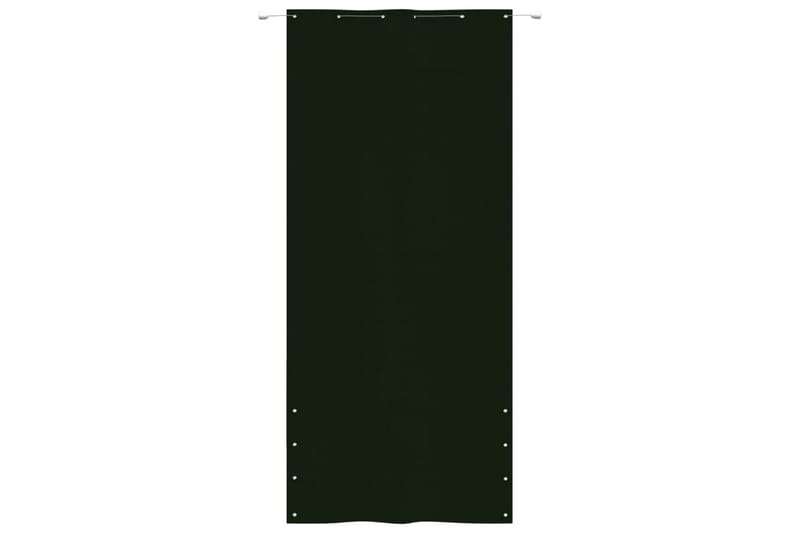 Balkongskärm mörkgrön 120x240 cm oxfordtyg - Mörkgrön - Skärmskydd & vindskydd