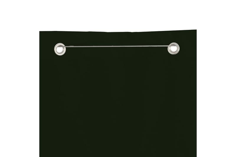 Balkongskärm mörkgrön 80x240 cm oxfordtyg - Mörkgrön - Skärmskydd & vindskydd