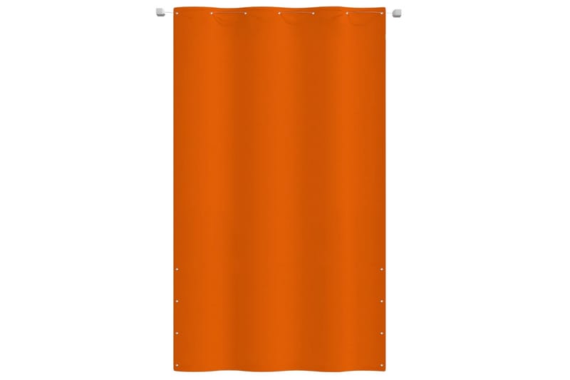 Balkongskärm orange 140x240 cm oxfordtyg - Orange - Skärmskydd & vindskydd