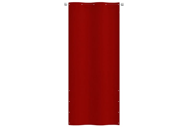 Balkongskärm röd 100x240 cm oxfordtyg - Röd - Skärmskydd & vindskydd