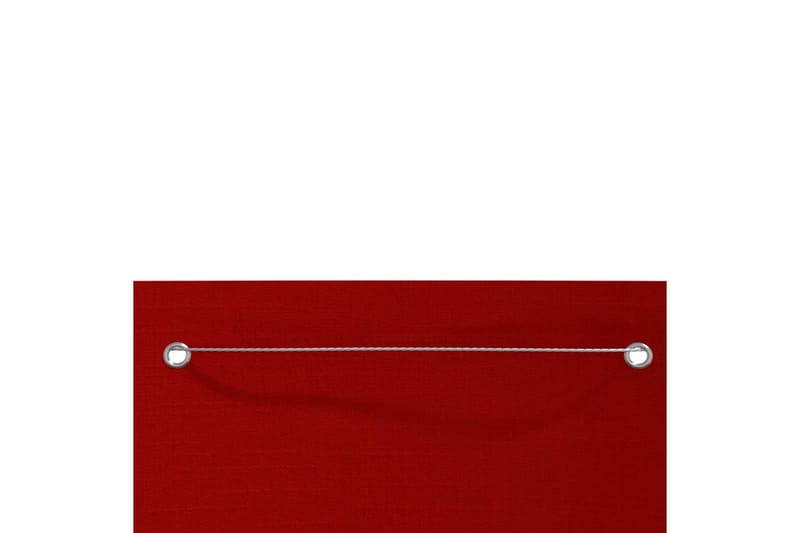 Balkongskärm röd 120x240 cm oxfordtyg - Röd - Skärmskydd & vindskydd