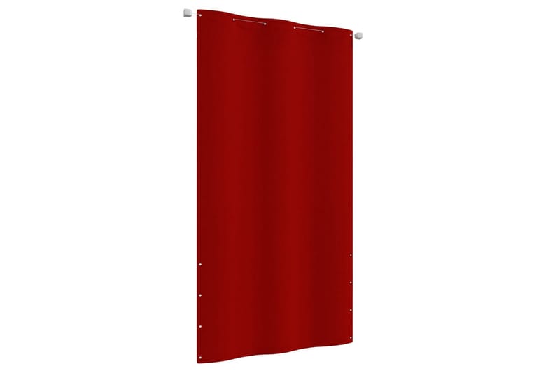 Balkongskärm röd 120x240 cm oxfordtyg - Röd - Utemöbler - Solskydd - Skärmskydd & vindskydd